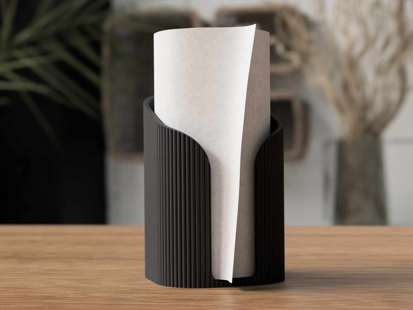 Minimalistisk Köksrullehållare