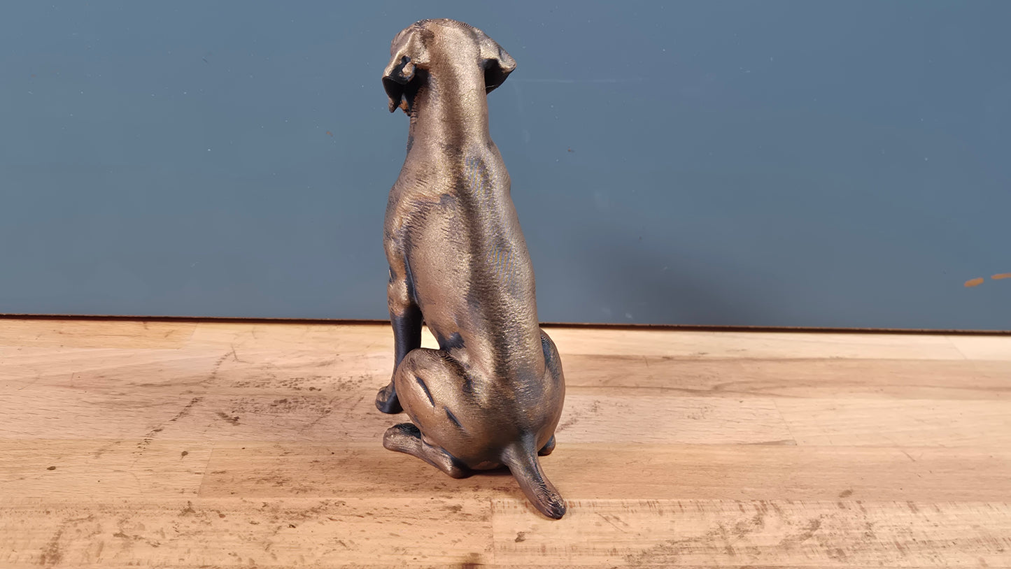 Strävhårig höna - Hundfigur