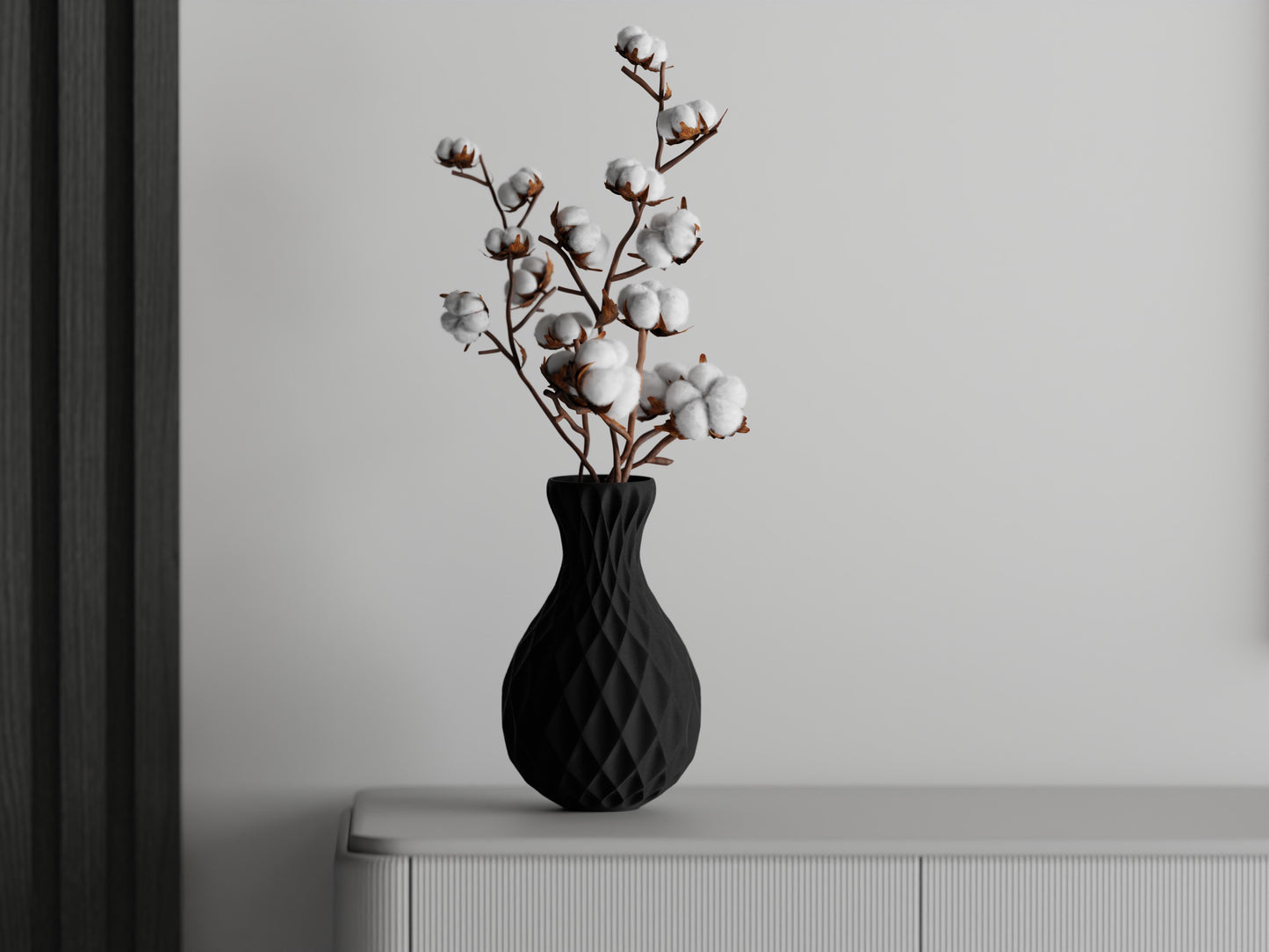 Fasettslipad diamantvas