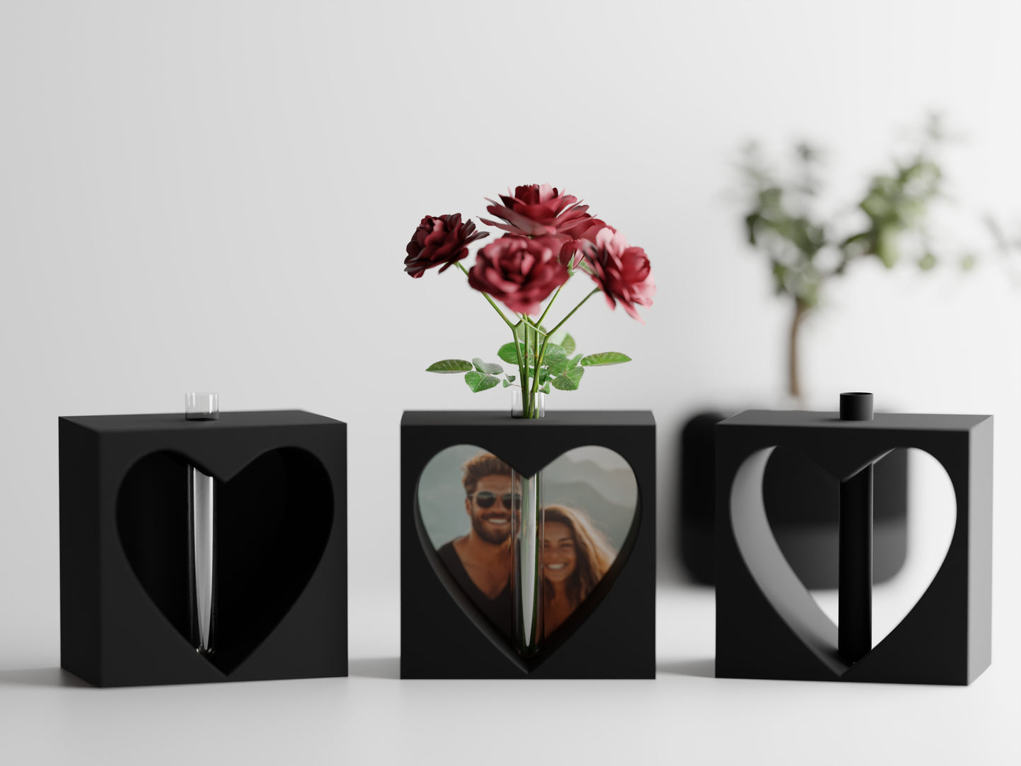 Alla hjärtans dag-hjärtvas med bild