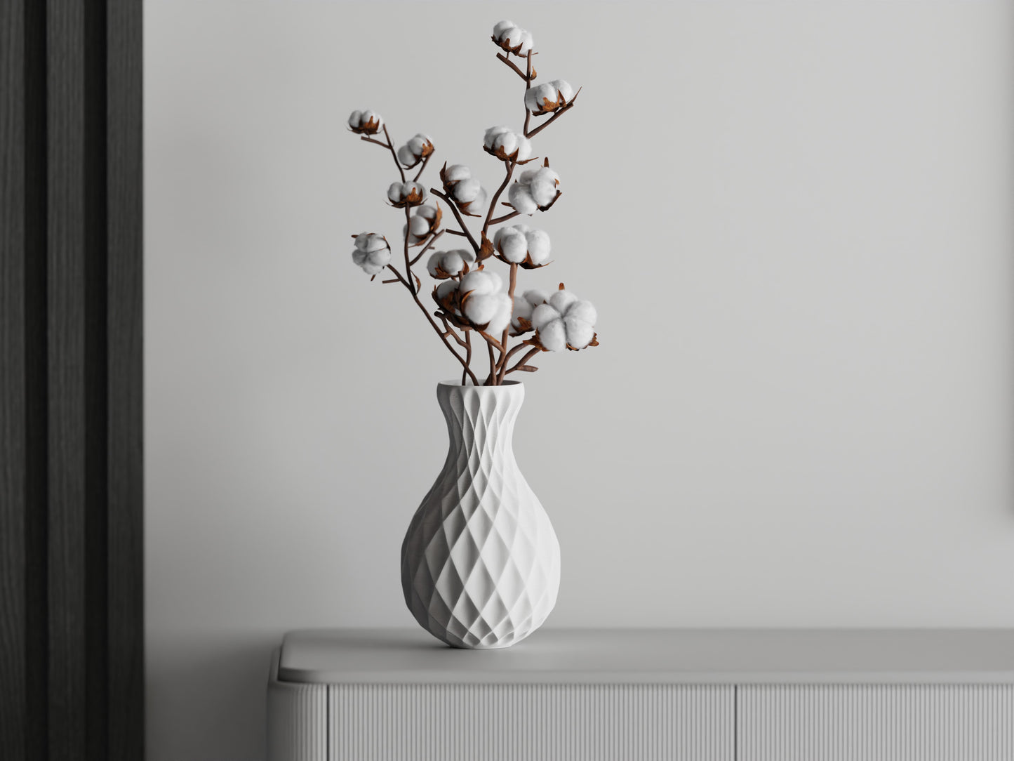 Fasettslipad diamantvas