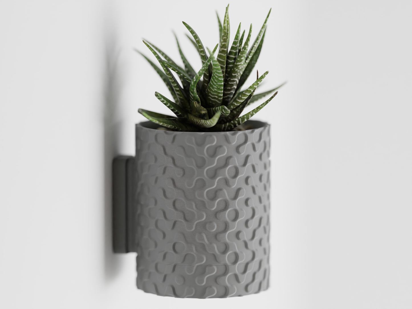 Geo Vägghängd Blomkruka med Droppfat