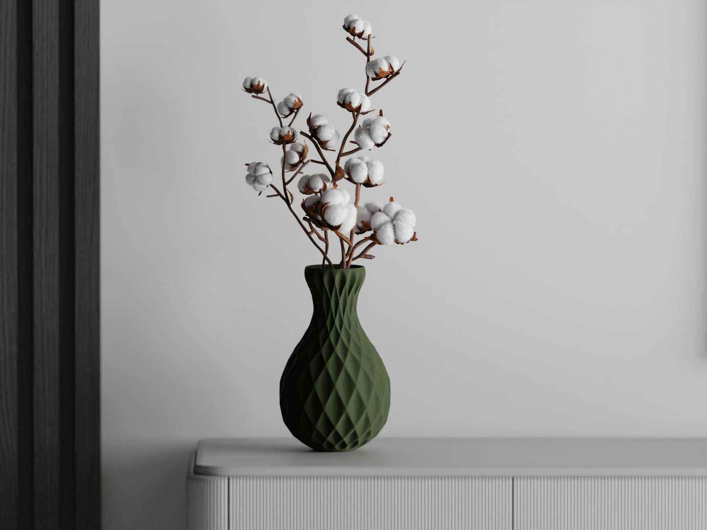 Fasettslipad diamantvas