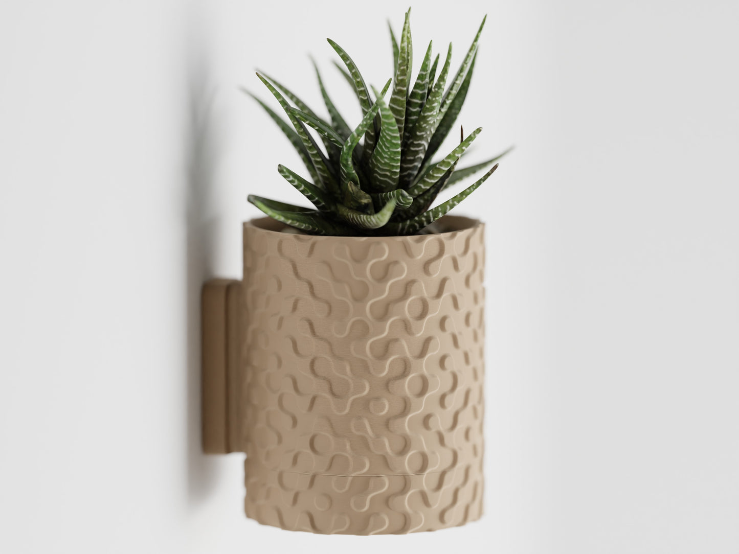 Geo Vägghängd Blomkruka med Droppfat