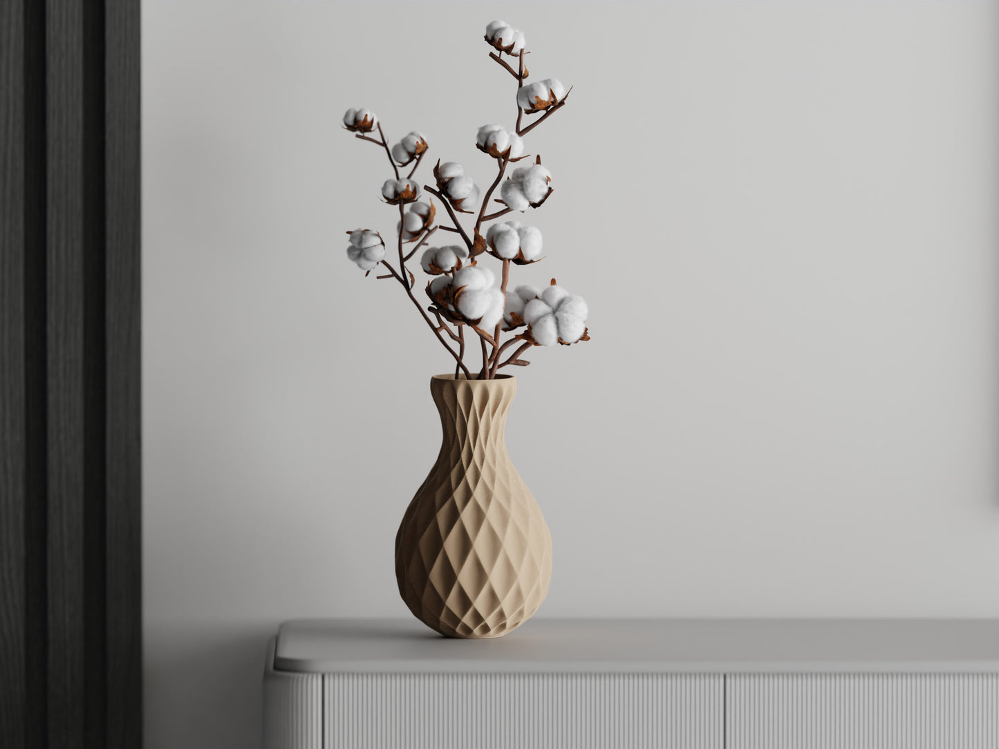 Fasettslipad diamantvas