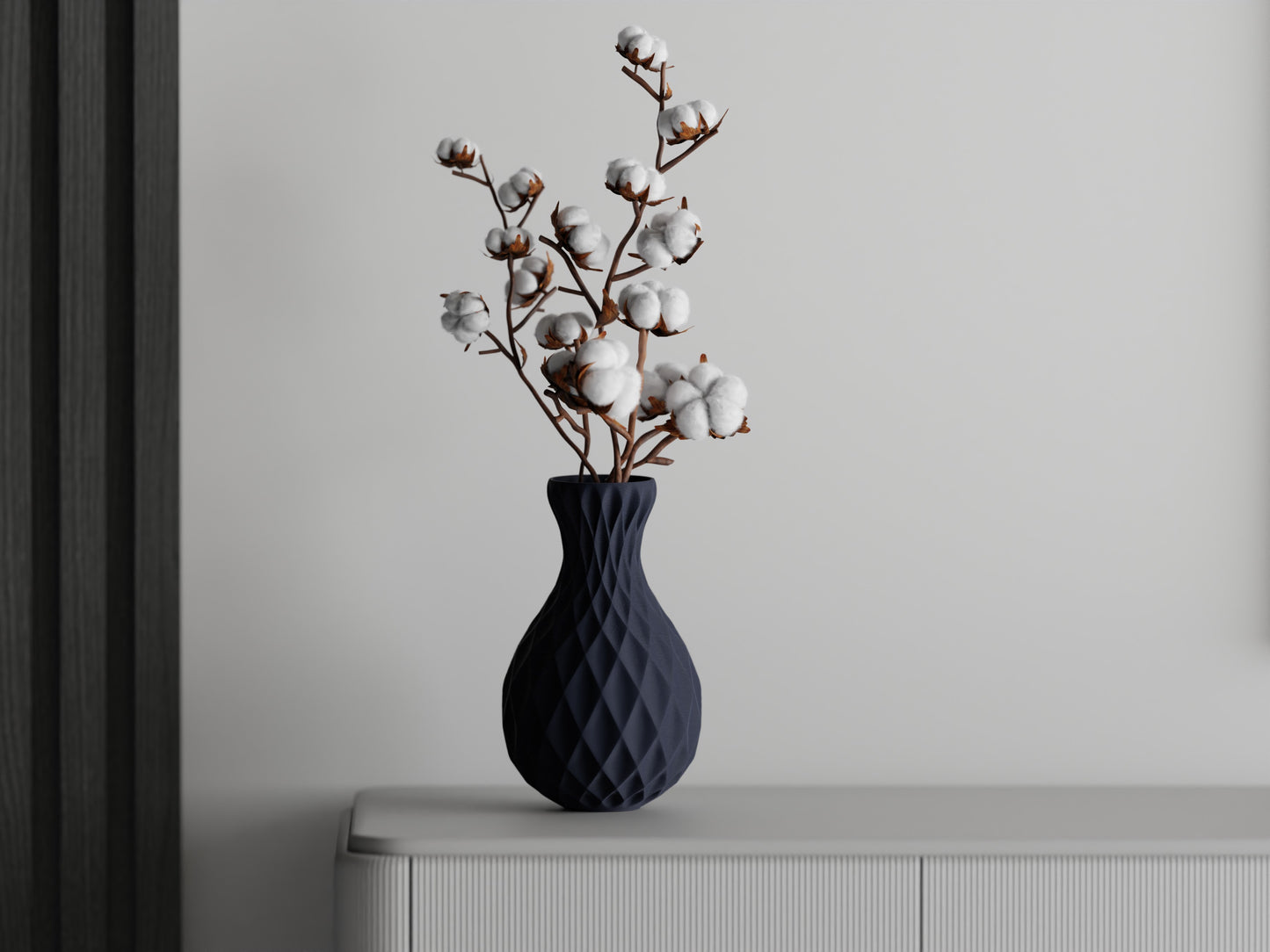 Fasettslipad diamantvas