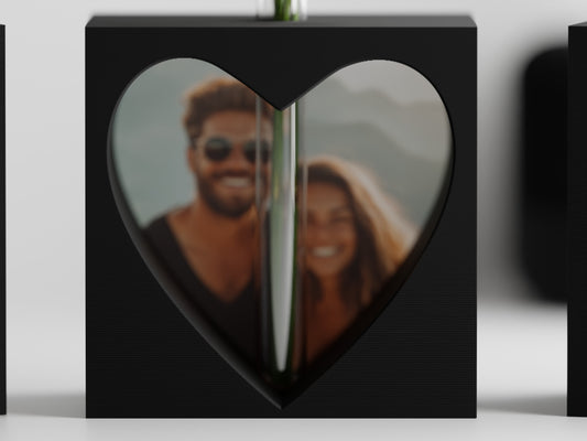 Alla hjärtans dag-hjärtvas med bild