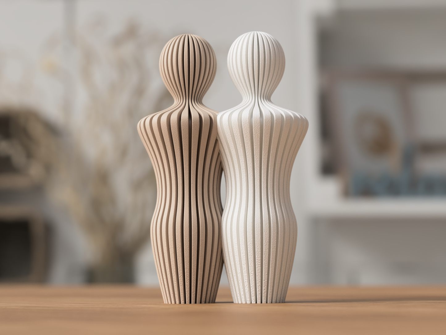 Parskulptur med 2 Män