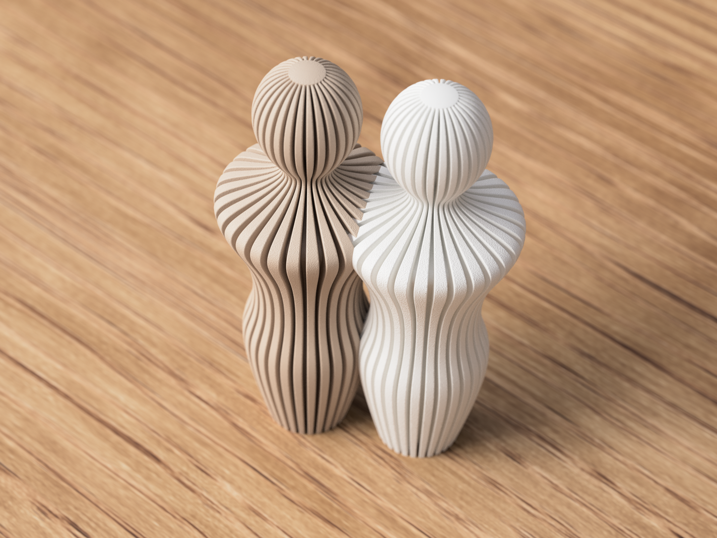 Parskulptur med 2 Män