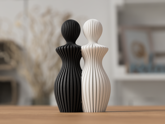 Parskulptur med 2 Kvinnor