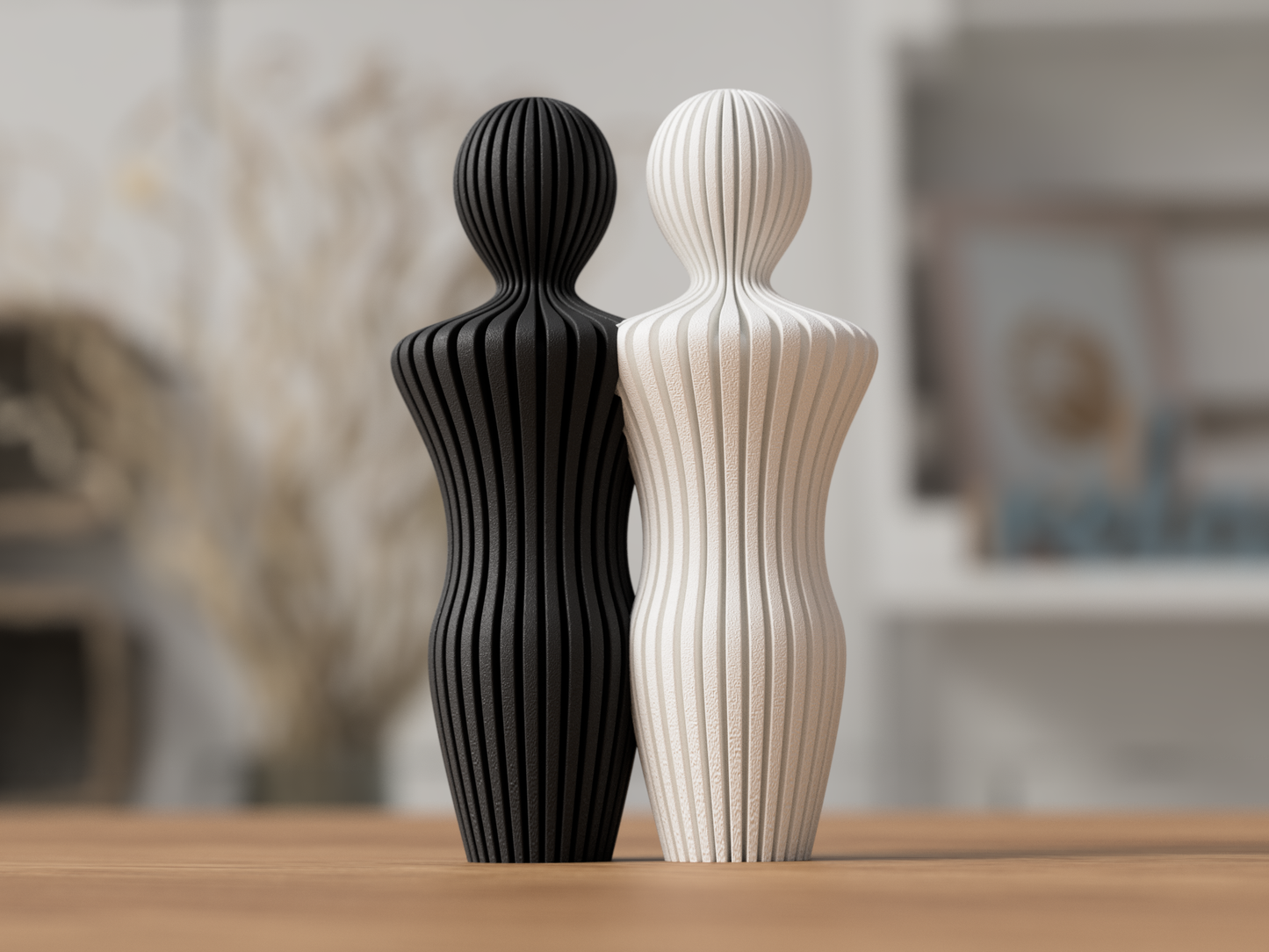 Parskulptur med 2 Män