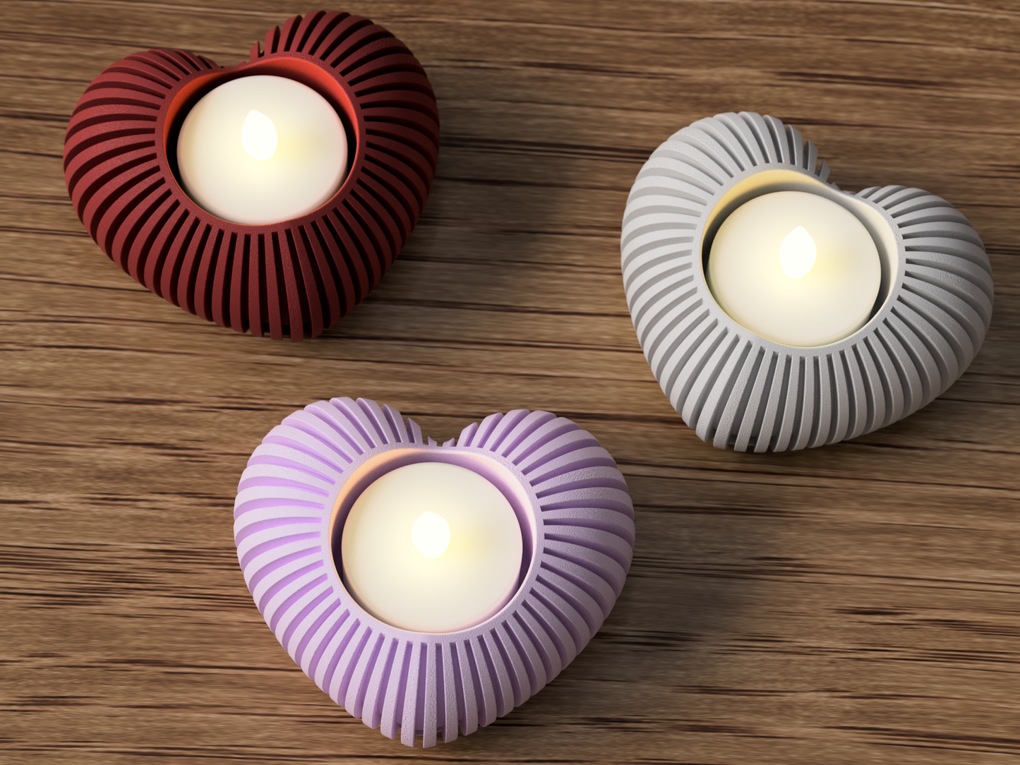 Hjärta Värmeljushållare