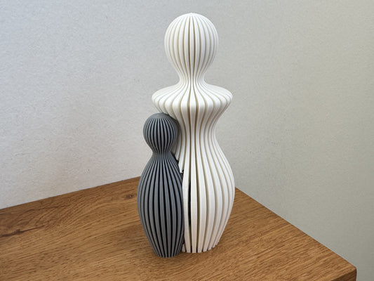 Mors dag-skulptur med 1 barn