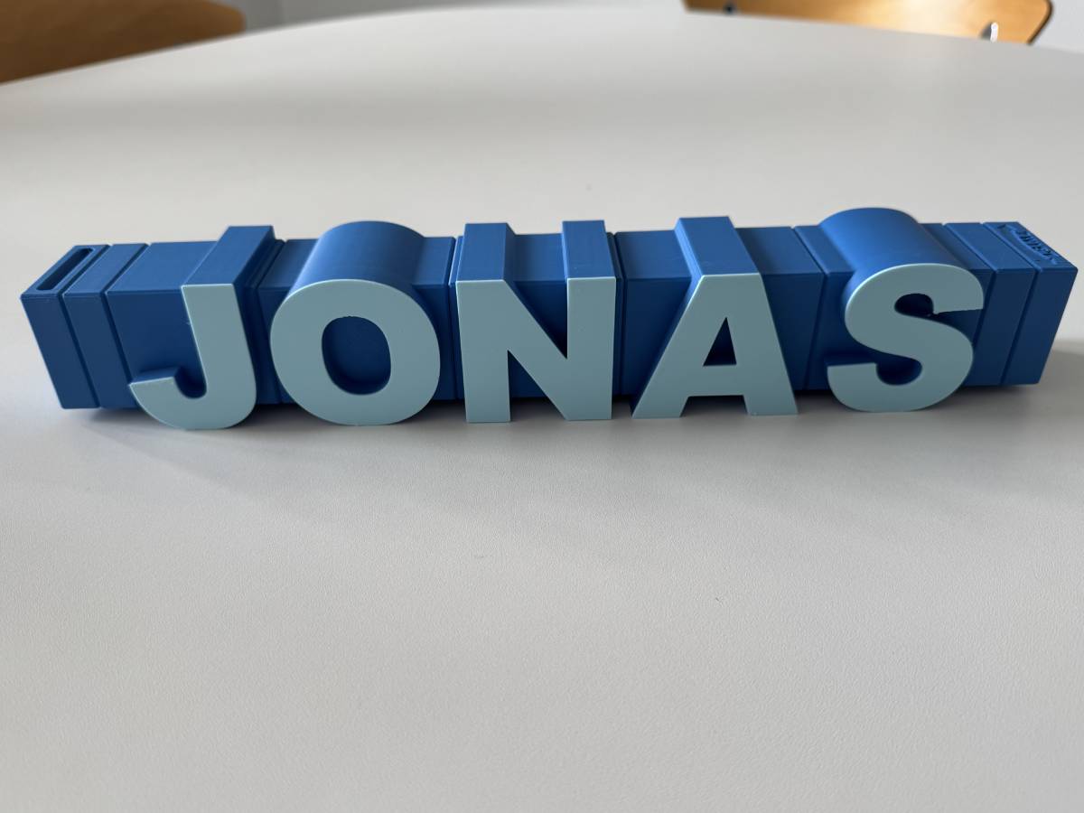 Spargris med namn