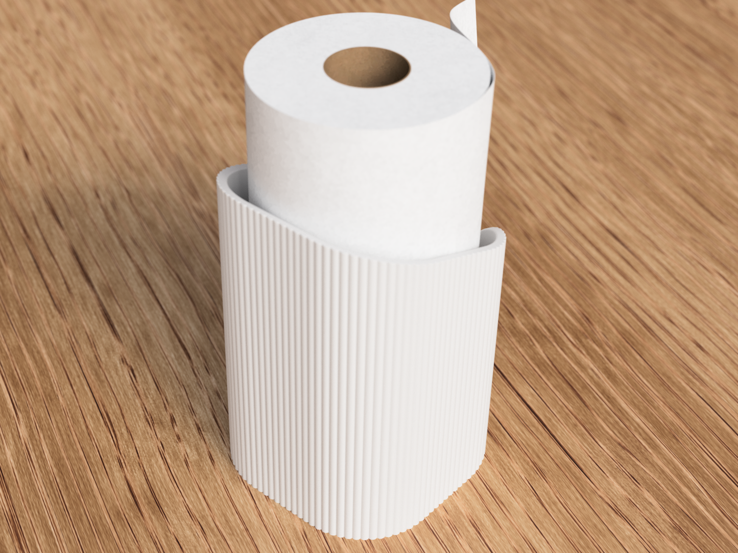 Minimalistisk Köksrullehållare